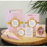 Puantiyeli Pembe Yasin-i erif + anta + Kutulu Tesbih + simli Magnet + Lokumluk