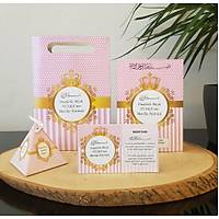 Puantiyeli Pembe Yasin-i erif + anta + simli Magnet + Lokumluk