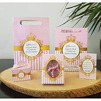 Puantiyeli Pembe Yasin-i erif + Kutulu Tesbih + Magnet + Lokumluk