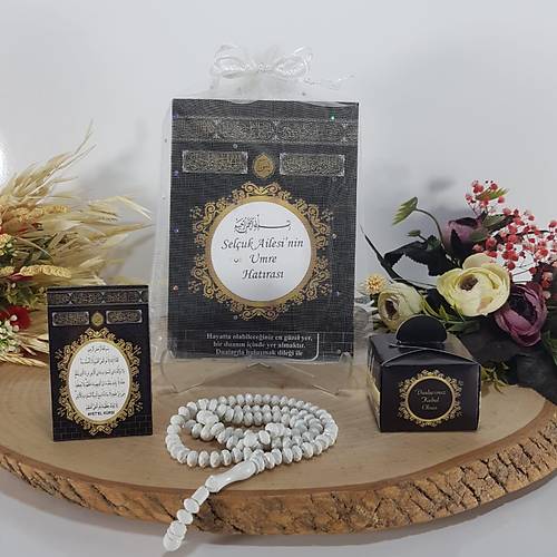 Kabe Model Yasin-i erif + Tl Kese + Tesbih + Magnet + Lokumluk