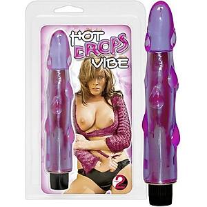 Hotdrops Damla T�rt�kl� 15 cm. Titre�imli Jel Vibrat�r - �r�n Kodu: 565490