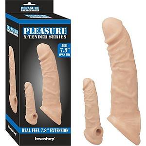 19.8 cm. X-Tender Series 6.9 cm. Dolgulu Et Penis K�l�f� - �r�n Kodu: LS-214