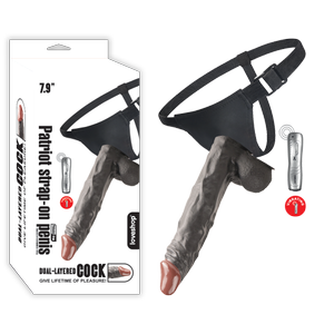 Patriot 19 X 3.5 cm. Belden Ba�lamal� ��idolu Zenci Penis - �r�n Kodu: LS-3010