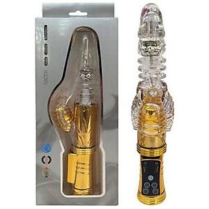 Asans�r Yukar� A�a�� Hareket Eden 12 Fonksiyon Titre�imli Jel Vibrat�r - �r�n Kodu: E0403