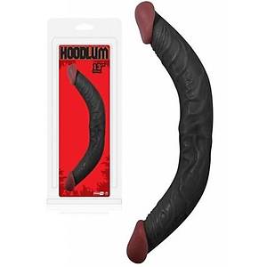 Hoodlum 33 cm �ift Tarafl� Realistik Uzun Zenci Dildo - �r�n Kodu: C776Z