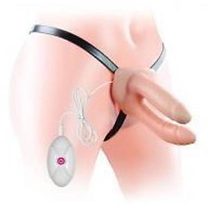 ��ibo� 10 Fonksiyon Titre�imli Belden Ba�lamal� �atal Protez Penis - �r�n Kodu: LV3006