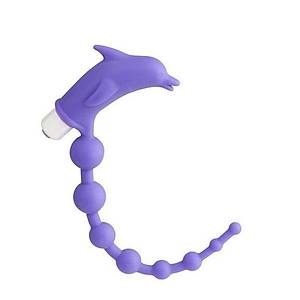 Cheerfull Bead Dolphin 19 cm. 10 Ritim Titre�imli Toplu Anal Kuyruk - �r�n Kodu: C1333