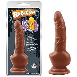 Rubicon 18 cm. Ger�ek�i Realistik Vantuzlu Zenci Penis - �r�n Kodu: CH7113