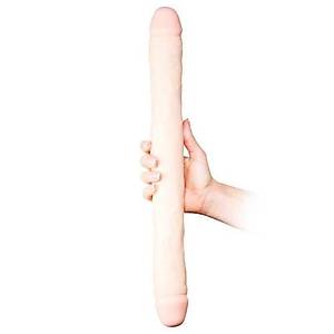 Ladybro Love 32.5 cm. �ift Tarafl� Realistik Dildo - �r�n Kodu: C-CH7151