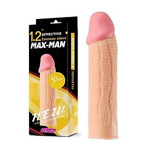 Max-Man 3 cm. Dolgulu T�rt�kl� Realistik Et Penis K�l�f� - �r�n Kodu: C-YN0050