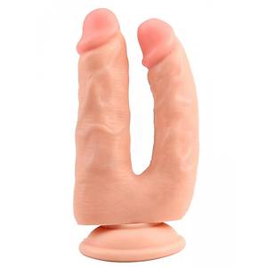 Brumeo Ultra Realistik �ki U�lu Vantuzlu �atal Penis - �r�n Kodu: CH7087