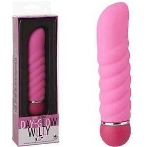 Day Glow Willy 10 Fonksiyon Titre�imli Bo�umlu Vibrat�r - �r�n Kodu: C087