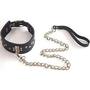 Siyah Z�mbal� Deri Boyun Tasmas� - �r�n Kodu: 208