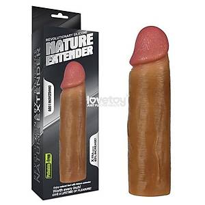 Lovetoy Nature 4.5 cm. Dolgulu Realistik Et Penis K�l�f� - �r�n Kodu: 4211B