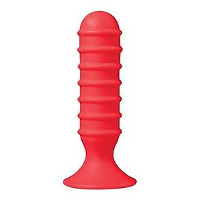 13 cm. X 3.5 cm. Ass Jacker K�rm�z� - Siyah Anal Plug- �r�n Kodu: CH1317K