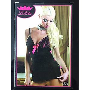 Lolitta Kiss Transparan Seksi T�l Babydoll - �r�n Kodu: G008