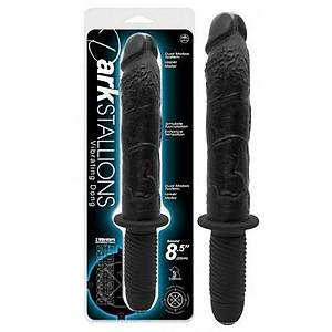 Dark Stallion 35 cm X 5.7 cm. �ift Motorlu Titre�imli Realistik Penis - �r�n Kodu: E771