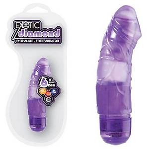 Diamond 10 Fonksiyon Titre�imli 15 cm. Jel Vibrat�r - �r�n Kodu: C1160