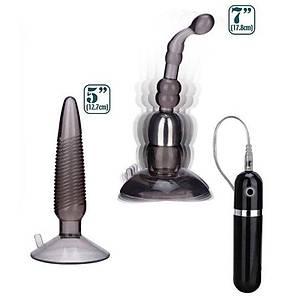 Exhilirate 10 Fonksiyon Titre�imli 2'li Anal Plag Seti - �r�n Kodu: C320