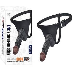 Eric's 23.6 cm. Kal�n Belden Ba�lamal� ��idolu Zenci Penis - �r�n Kodu: LS-130B