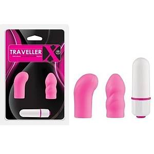 Traveller X Titre�imli �ift Ba�l�kl� Mini Vibrat�r - �r�n Kodu: E026