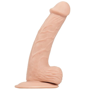 Noxx 18 cm.X 3.5 cm. Vantuzlu �zel Model E�ik Realistik Penis - �r�n Kodu: PX141