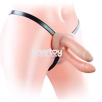 Lovetoy İçiboş Belden Bağlamalı Çatal Protez Penis - Ürün Kodu: LV3005