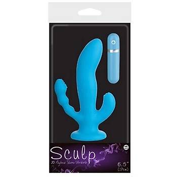 Sculp Klitoris Uyarcl Titreimli Silikon atal Vibratr - rn Kodu: C795M