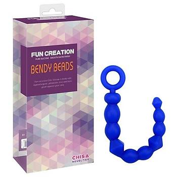 Fun Creation Bendy Beads 24 cm. Silikon Anal Tka, Anal Top - rn Kodu: CCH3030