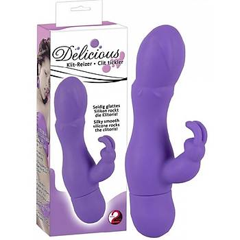 Almanya'dan Delicious Klitoris Uyarcl 10 Ritim Titreimli Teknolojik Vibratr - rn Kodu: 579467