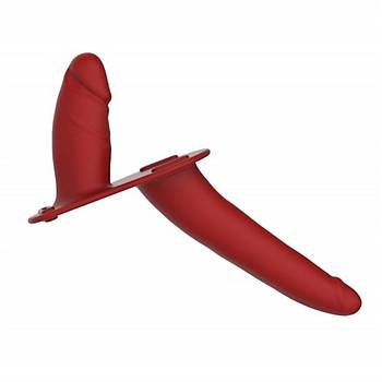 Belden Balamal ift Tarafl i Dolu Strapon Krmz Penis - rn Kodu: K005