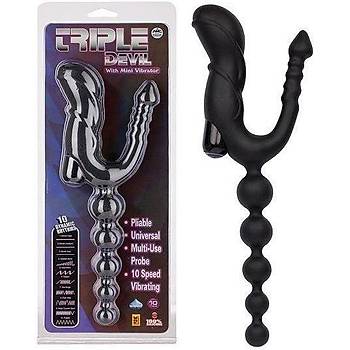 Trible Devil 3'l Silikon Zevk Vibratr - rn Kodu: C777