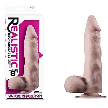 arjl 20 cm X 4.1 cm Titreimli Realistik Gereki Penis - Model 2 - rn Kodu: CN7142