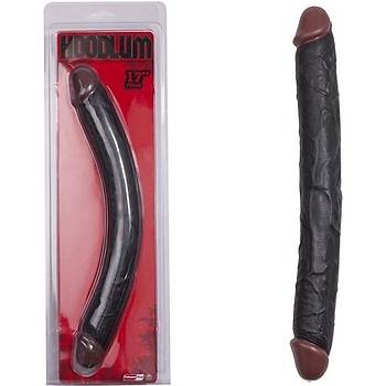 Hoodlum 43 cm. X 5 cm. ift Tarafl Realistik Uzun Zenci Dildo - rn Kodu: C781Z