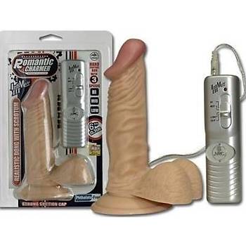 Romantic Chermer 16 cm. Titreimli Realistik Penis - rn Kodu: C738