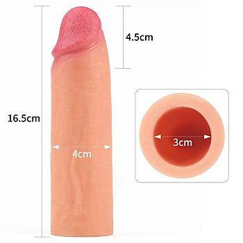 Lovetoy Nature 2.5 cm. Dolgulu Realistik Et Penis Klf - rn Kodu: 4211F