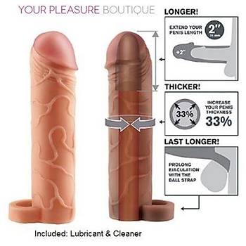 20 cm. Cyberskin 5 cm. Uzatmal Realistik Et Penis Klf - rn Kodu: 510130