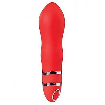 Zesty 16 cm. Titreimli Silikon Teknolojik Vibratr Red - rn Kodu: C1171