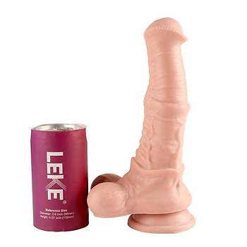 Yeni Nesil ift Katmanl 43 cm X 8 cm Realistik Snnetsiz Penis Horse Power - rn Kodu: 1583