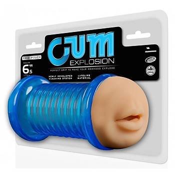 Cum Explosion 17 cm. Cyberclone Realistik Oral Masturbatr  -rn Kodu: E917