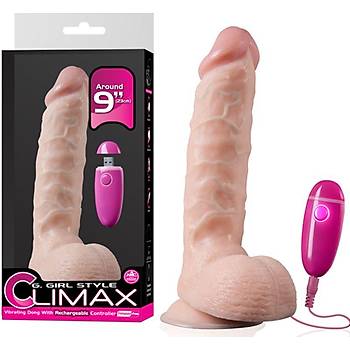 Usb arjl G. Girl Style Climax 23 cm X 5 cm Titreimli Realistik Penis - rn Kodu: CN7055