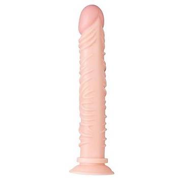 Hoodlum 28 cm. Realistik Vantuzlu Penis, Dildo - Ürün Kodu: C1108