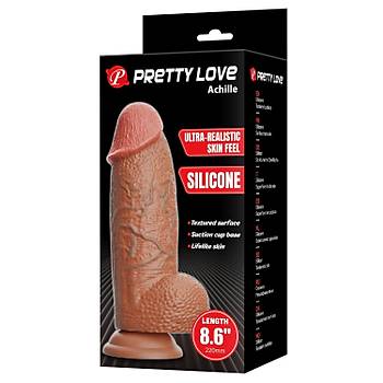 Achille 22 cm. X 5.2 cm. Realistik Penis Dildo - rn Kodu: 1447