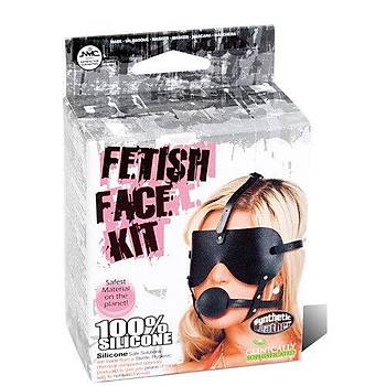 Fetish Face 100% Silikon 3'l Set Az Topu Gzband ve Yz Maskesi - rn Kodu: C362