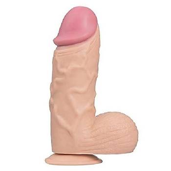Extra Byk 24.5 cm. X 6.8 cm. Realistik Penis - rn Kodu: PX164