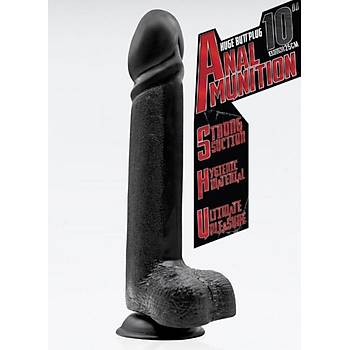 Anal Amunition 29 cm X 5 cm. ap Zenci Kaln Anal Plug - rn Kodu: C1345