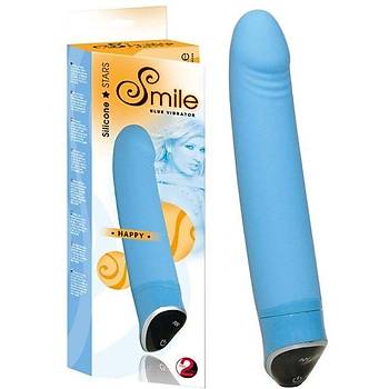 Almanya'dan 22 cm. Sweet Smile Happy Silikon 7 Ritim Titreimli Teknolojik Vibratr - rn Kodu: 571563