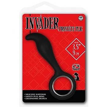 Invader Prostate Uyarcl Plug 9 cm. Siyah - rn Kodu: N3008S