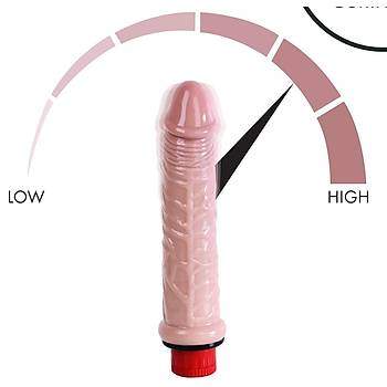 Slim Peplika 19 cm.Titreşimli İnce Realistik Vibratör - Ürün Kodu: E32
