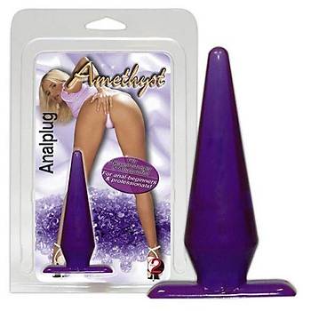 Alman You2toys'dan Amethyst Mor 10 cm Jel Anal Plug - rn Kodu: 516325